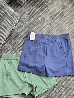 PINK Victoria's Secret Two-Pack Bike Shorts in Navy and Sage